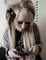 Fryzury Średnie Alternatywne EMO - 23950