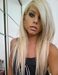 Fryzury Długie Na co dzień Proste Rozpuszczone Blond - 2032940