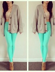 Moda Spodnie Leginsy - 1656246