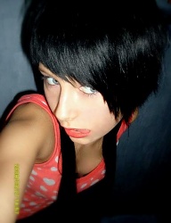Fryzury Średnie Alternatywne EMO - 215774