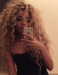 Fryzury Długie Na co dzień Kręcone Rozpuszczone Blond - 3083568