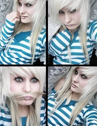 Fryzury Średnie Alternatywne EMO - 711175