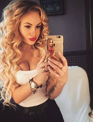 Fryzury Długie Na co dzień Kręcone Rozpuszczone Blond - 3064025