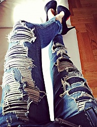 Moda Spodnie Jeansy - 2623162