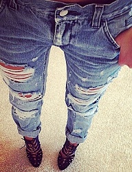 Moda Spodnie Jeansy - 2710867