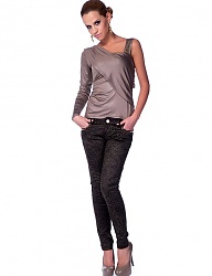 Moda Spodnie Materiałowe - 1649699