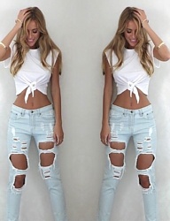 Moda Spodnie Jeansy - 3007611