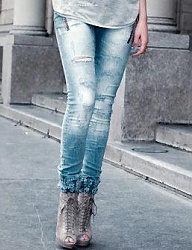 Moda Spodnie Jeansy - 1319421