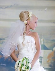 Fryzury Średnie Ślubne - 1061808