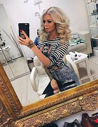 Fryzury Średnie Na co dzień Kręcone Rozpuszczone Blond - 3145882