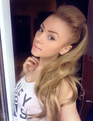 Fryzury Długie Na co dzień Kręcone Upięcie Blond - 2967678