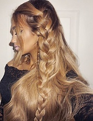 Fryzury Długie Na co dzień Kręcone Rozpuszczone Blond - 3078529