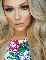 Fryzury Długie Na co dzień Kręcone Rozpuszczone Blond - 3086936