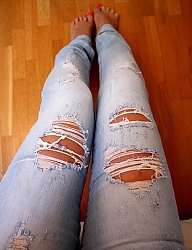 Moda Spodnie Jeansy - 1375831