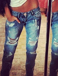Moda Spodnie Jeansy - 1693707