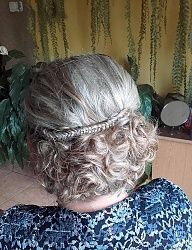 Fryzury Długie Wieczorowe Kręcone Upięcie Blond - 3146181