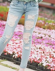 Moda Spodnie Jeansy - 1684733