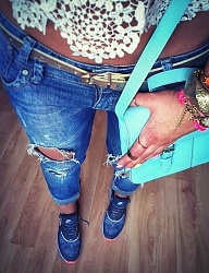 Moda Spodnie Jeansy - 2937543