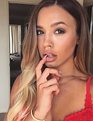 Fryzury Średnie Na co dzień Kręcone Rozpuszczone Blond - 3082703