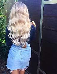 Fryzury Długie Na co dzień Kręcone Rozpuszczone Blond - 3154969