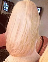 Fryzury Długie Na co dzień Proste Rozpuszczone Blond - 2174681