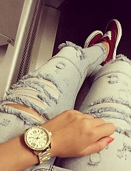 Moda Spodnie Jeansy - 2427500