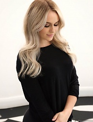 Fryzury Długie Na co dzień Kręcone Rozpuszczone Blond - 3075263