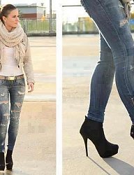 Moda Spodnie Jeansy - 1658378