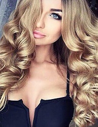 Fryzury Długie Na co dzień Kręcone Rozpuszczone Blond - 3002092