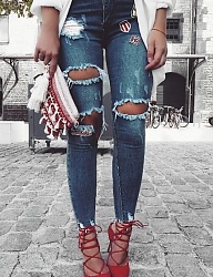 Moda Spodnie Jeansy - 3162649