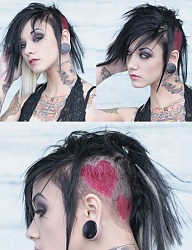 Fryzury Średnie Alternatywne Punk Rock - 865997