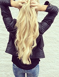 Fryzury Długie Na co dzień Kręcone Rozpuszczone Blond - 2850810