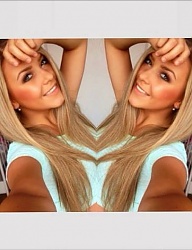 Fryzury Długie Na co dzień Proste Rozpuszczone Blond - 2971127