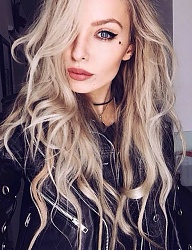 Fryzury Długie Na co dzień Kręcone Rozpuszczone Blond - 3102274