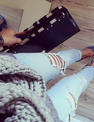 Moda Spodnie Jeansy - 2829496