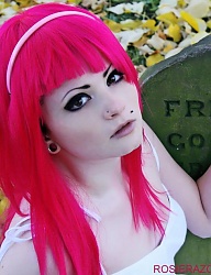 Fryzury Długie Alternatywne EMO Kolorowe - 1304629