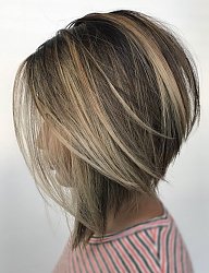 Fryzury Średnie Na co dzień Proste Rozpuszczone Blond - 3270506