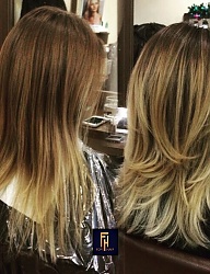 Fryzury Średnie Na co dzień Proste Rozpuszczone Blond - 3079020