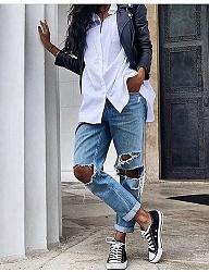 Moda Spodnie Jeansy - 3221538