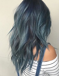 Fryzury Długie Na co dzień Kręcone Rozpuszczone Kolorowe - 3132667