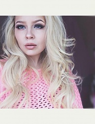 Fryzury Długie Na co dzień Kręcone Rozpuszczone Blond - 3030844