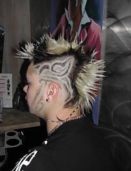 Fryzury Średnie Alternatywne Punk Rock - 69