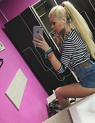 Fryzury Długie Na co dzień Proste Upięcie Blond - 3006677