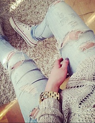 Moda Spodnie Jeansy - 2645116