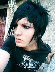 Fryzury Średnie Alternatywne EMO - 716