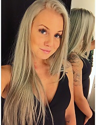 Fryzury Długie Na co dzień Proste Rozpuszczone Blond - 3076458