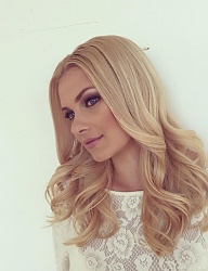 Fryzury Długie Na co dzień Kręcone Rozpuszczone Blond - 3030275