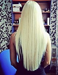 Fryzury Długie Na co dzień Proste Rozpuszczone Blond - 1827086