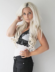 Fryzury Długie Na co dzień Kręcone Rozpuszczone Blond - 3054637