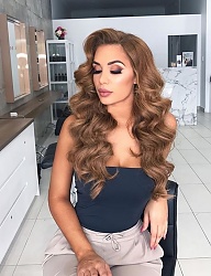 Fryzury Długie Wieczorowe Kręcone Rozpuszczone Blond - 3264112